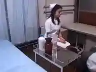 Japanese Voyeur Footage of Clumsy Nurses Making up for Their Mistakes to a Dominant Doctor 2 [upload king]